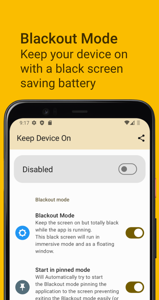 Keep Device On screenshot 2
