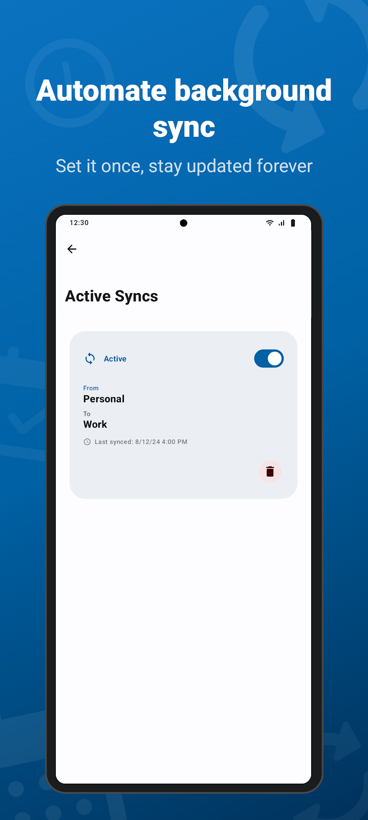 Simple Calendar Sync screenshot 3