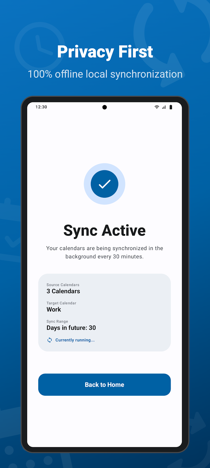 Simple Calendar Sync screenshot 4