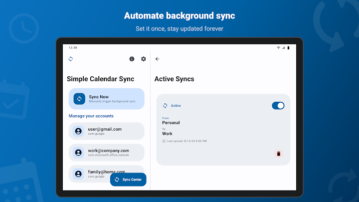 Simple Calendar Sync screenshot 8